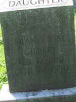 Frances M Gilbert Frances M Gilbert