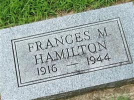 Frances M Hamilton