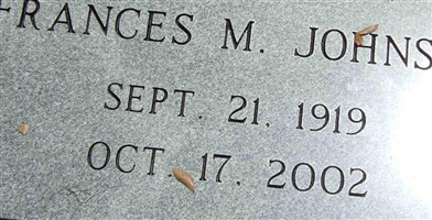 Frances M. Johnson