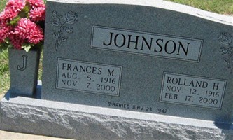 Frances M. Johnson Frances M. Johnson