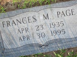 Frances M Page Frances M Page