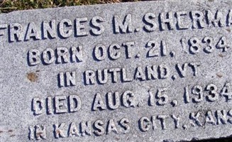 Frances M Sherman