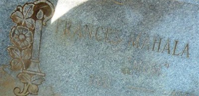 Frances Mahala Allen Frances Mahala Allen