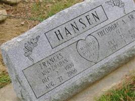Frances McClenahan Hansen Frances McClenahan Hansen