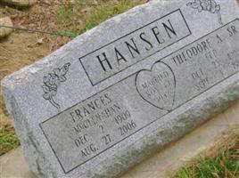 Frances McClenahan Hansen