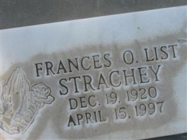 Frances O List Strachey Frances O List Strachey