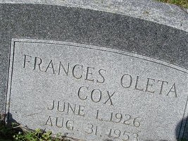 Frances Oleta Cox Frances Oleta Cox