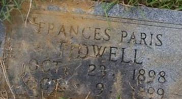 Frances Paris Tidwell Frances Paris Tidwell
