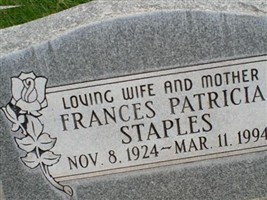 Frances Patricia Staples