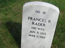 Frances Rebecca Rader Frances Rebecca Rader