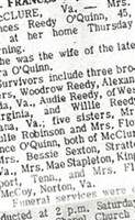 Frances Reedy O'Quinn