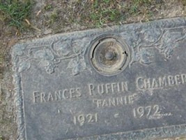 Frances Ruffin "Fannie" Chambers