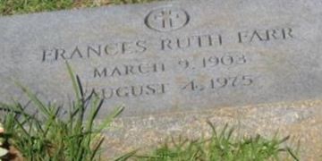 Frances Ruth Farr