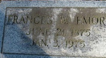 Frances Williamson Emory Frances Williamson Emory