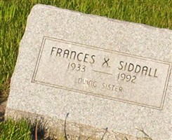 Frances Xavier Siddall