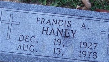 Francis A Haney