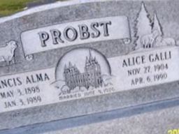 Francis Alma Probst Francis Alma Probst