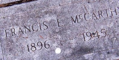 Francis Edward McCarthy Francis Edward McCarthy