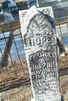 Francis A "Fannie" Moody Hawkins Francis A "Fannie" Moody Hawkins