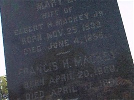 Francis H Mackey Francis H Mackey