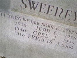 Francis J. "Frank" Sweeney Francis J. "Frank" Sweeney