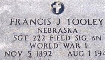 Francis James "Frank" Tooley