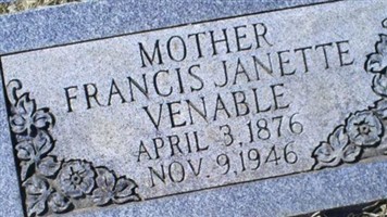 Francis Janette Venable