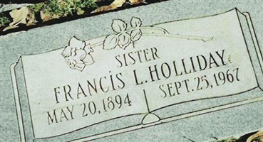 Francis Ladonia Chennault Holliday Francis Ladonia Chennault Holliday