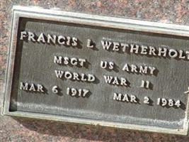 Francis Lewis Wetherholt Francis Lewis Wetherholt