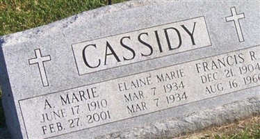 Francis R. Cassidy Francis R. Cassidy