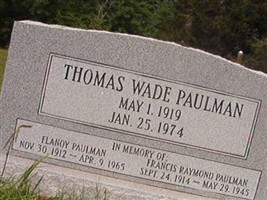 Francis Raymond Paulman Francis Raymond Paulman