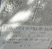 Francisca Ozuna Bazan Francisca Ozuna Bazan