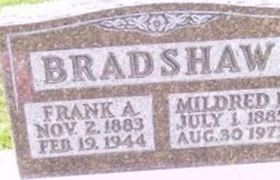 Frank A Bradshaw Frank A Bradshaw