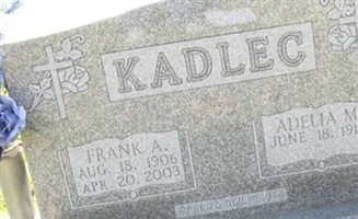 Frank A. Kadlec Frank A. Kadlec