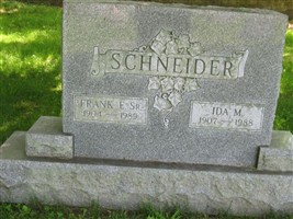 Frank E Schneider, Sr