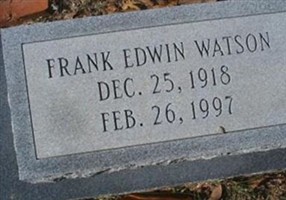 Frank Edwin Watson Frank Edwin Watson