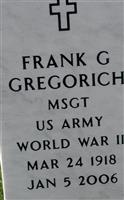 Frank G Gregorich