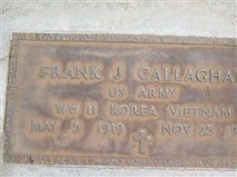 Frank J Callaghan Frank J Callaghan