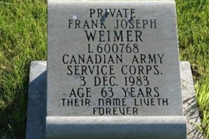 Frank Joseph Weimer Frank Joseph Weimer