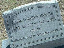 Frank Leighton McNeill Frank Leighton McNeill