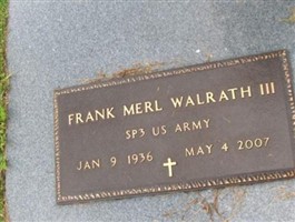 Frank Merl Walrath, III Frank Merl Walrath, III