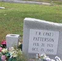 Frank R "Pat" Patterson Frank R "Pat" Patterson