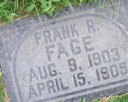 Frank Raymond Fage