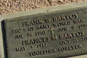 Frank W Bartos Frank W Bartos