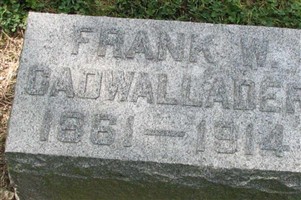 Frank W Cadwallader Frank W Cadwallader