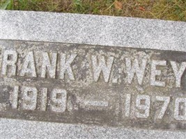 Frank W Weyer Frank W Weyer