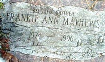 Frankie Ann Mathews