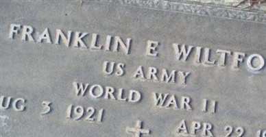 Franklin E Wiltfong