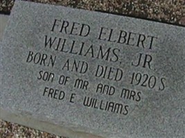 Fred Elbert Williams, Jr Fred Elbert Williams, Jr