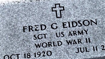 Fred G Eidson